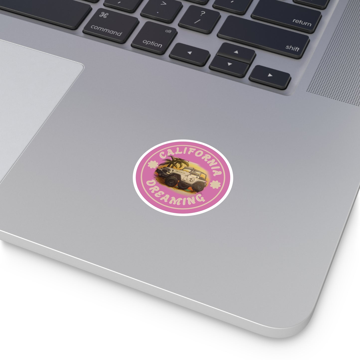 California Dreaming Pink Stickers