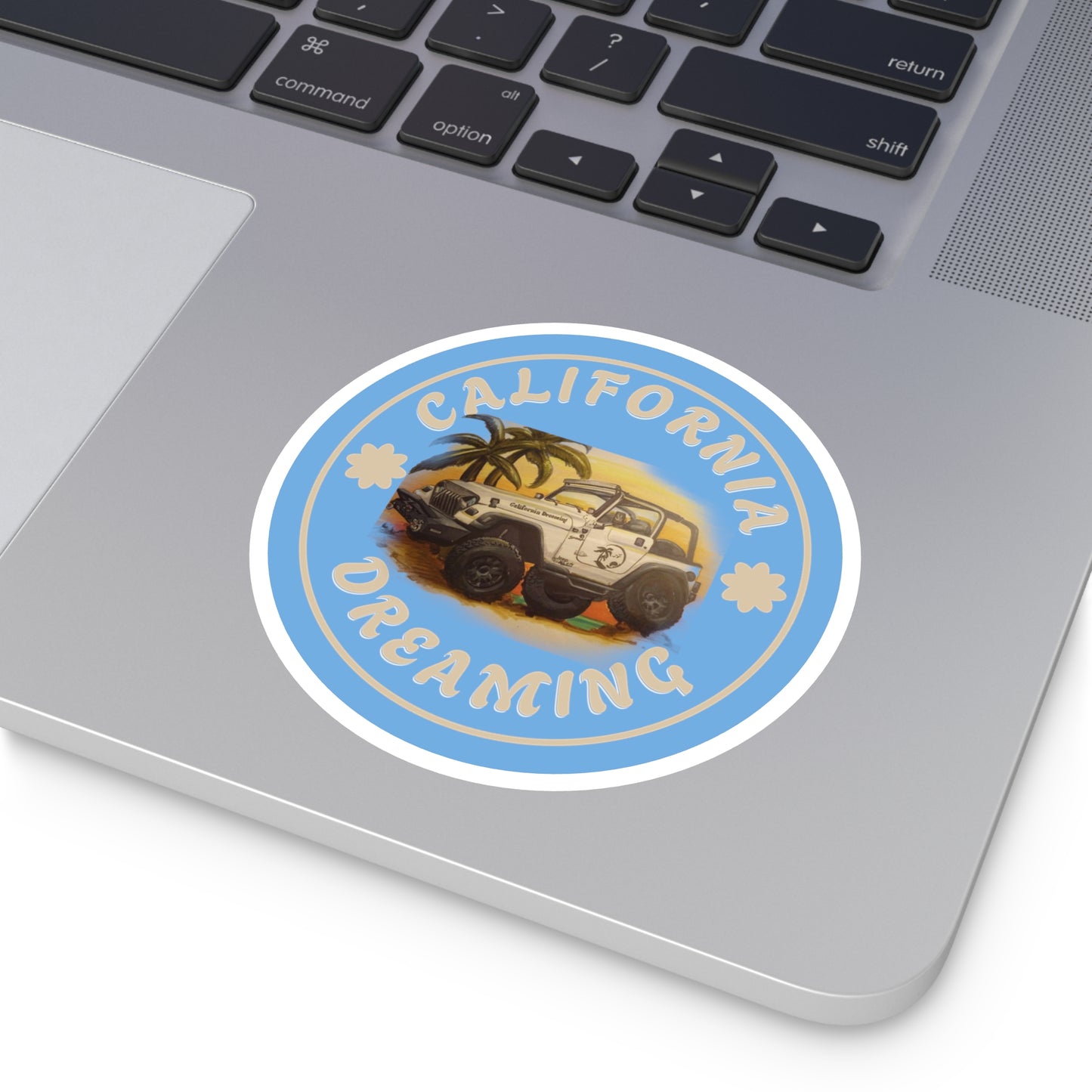 California Dreaming Blue Stickers